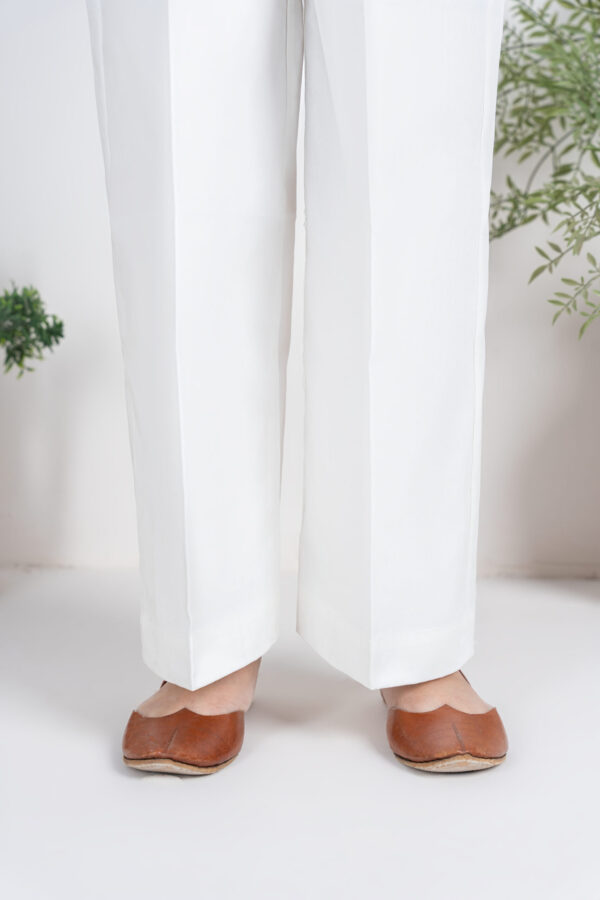 PLAIN TROUSER 0FFWHITE MIDR
