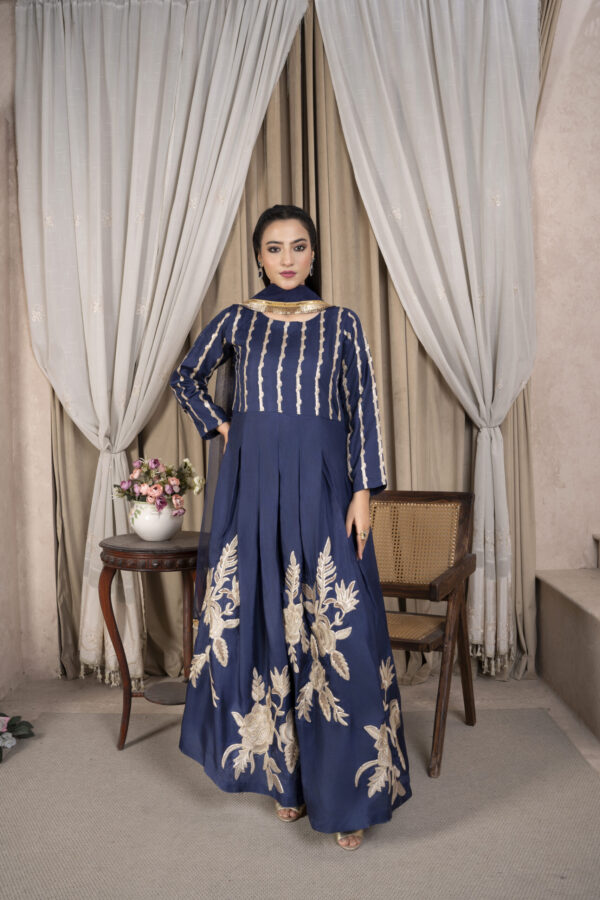 Midnight Bloom Maxi Blue